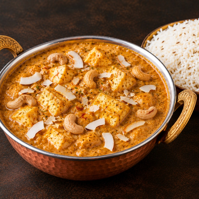 Paneer korma.
