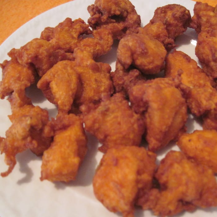 Chicken Pakora (GF).