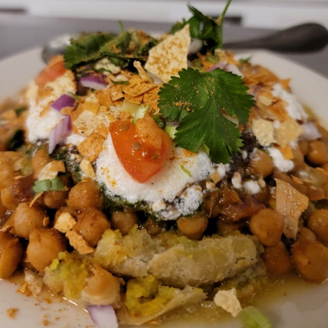 Samosa Chaat.